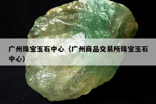 广州珠宝玉石中心（广州商品交易所珠宝玉石中心）