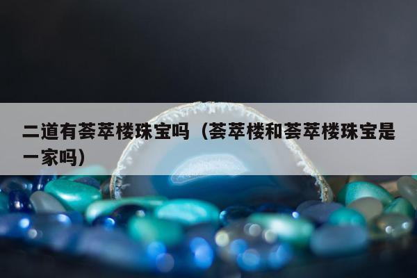 二道有荟萃楼珠宝吗（荟萃楼和荟萃楼珠宝是一家吗）