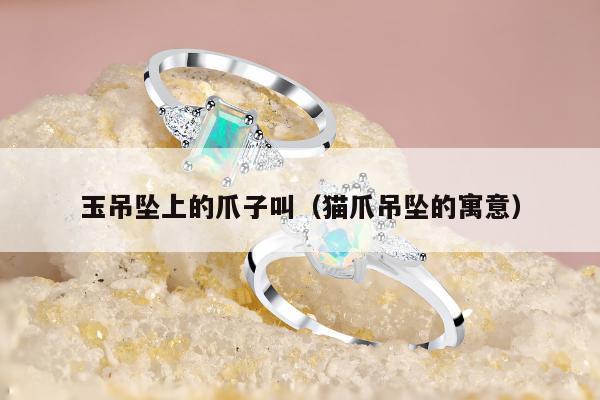 玉吊坠上的爪子叫（猫爪吊坠的寓意）