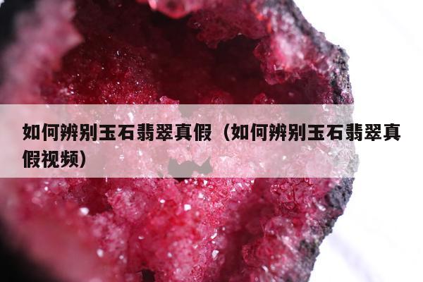 如何辨别玉石翡翠真假（如何辨别玉石翡翠真假视频）