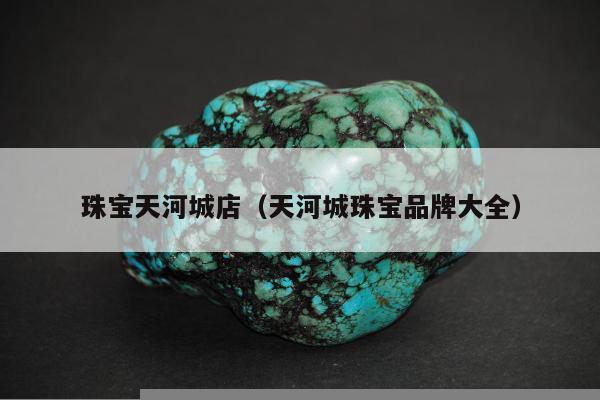 珠宝天河城店（天河城珠宝品牌大全）