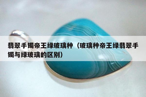 翡翠手镯帝王绿玻璃种（玻璃种帝王绿翡翠手镯与绿玻璃的区别）