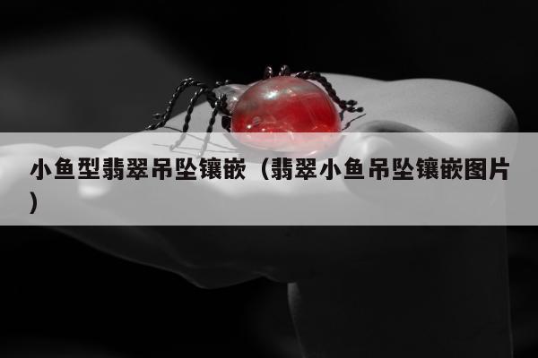 小鱼型翡翠吊坠镶嵌（翡翠小鱼吊坠镶嵌图片）