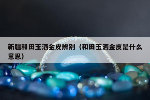 新疆和田玉洒金皮辨别（和田玉洒金皮是什么意思）