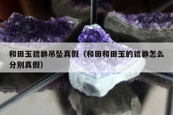 和田玉貔貅吊坠真假（和田和田玉的貔貅怎么分别真假）