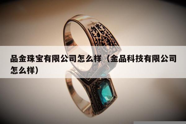 品金珠宝有限公司怎么样（金品科技有限公司怎么样）