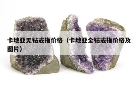 卡地亚无钻戒指价格（卡地亚全钻戒指价格及图片）