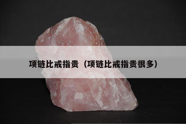 项链比戒指贵（项链比戒指贵很多）