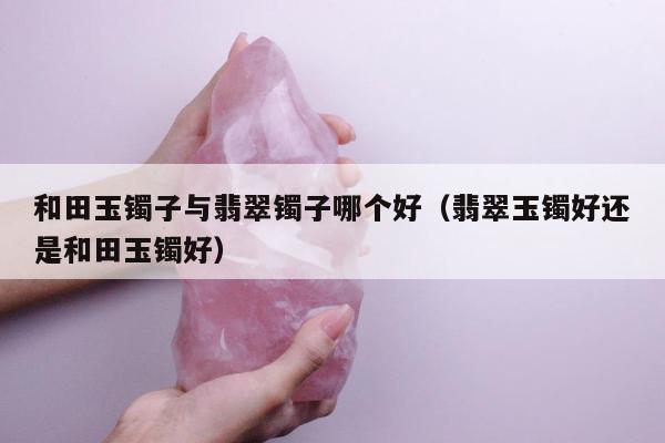 和田玉镯子与翡翠镯子哪个好（翡翠玉镯好还是和田玉镯好）