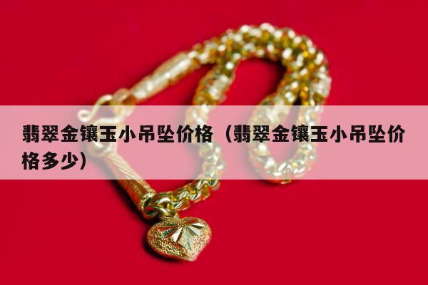 翡翠金镶玉小吊坠价格（翡翠金镶玉小吊坠价格多少）