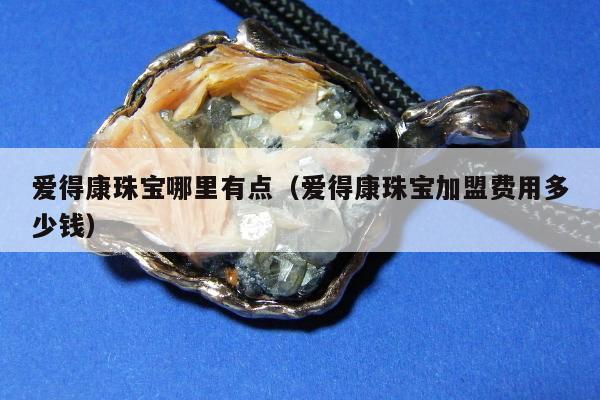 爱得康珠宝哪里有点（爱得康珠宝加盟费用多少钱）