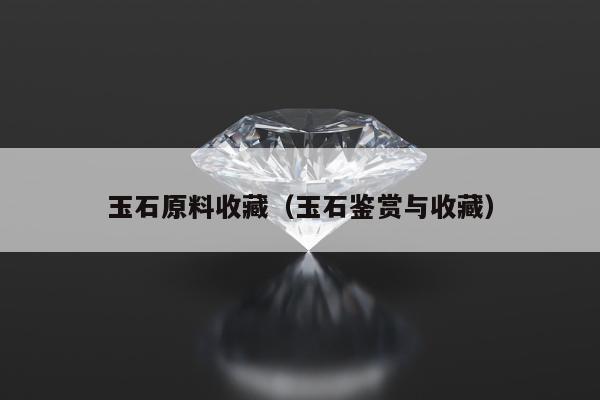 玉石原料收藏（玉石鉴赏与收藏）