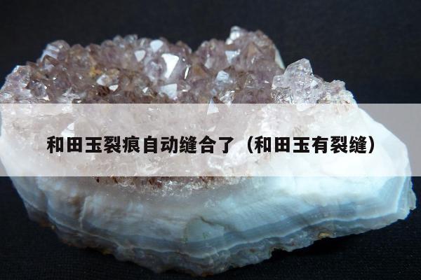 和田玉裂痕自动缝合了（和田玉有裂缝）