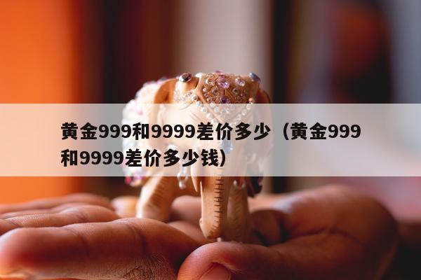 黄金999和9999差价多少（黄金999和9999差价多少钱）