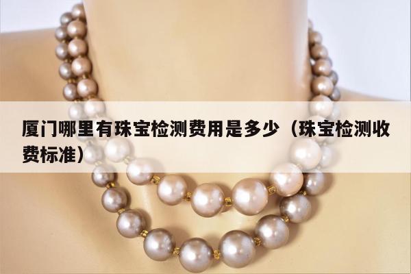 厦门哪里有珠宝检测费用是多少（珠宝检测收费标准）