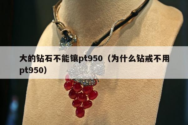 大的钻石不能镶pt950（为什么钻戒不用pt950）
