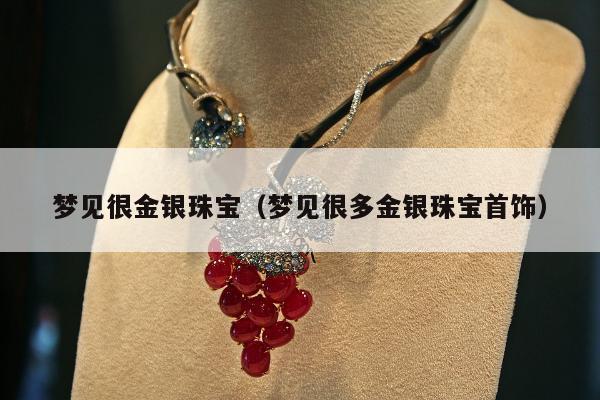 梦见很金银珠宝（梦见很多金银珠宝首饰）