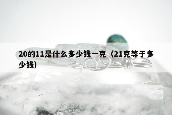 0的11是什么多少钱一克（21克等于多少钱）"