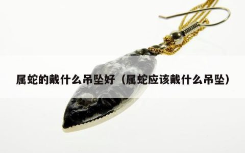 属蛇的戴什么吊坠好（属蛇应该戴什么吊坠）