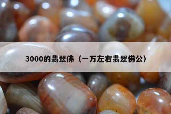 000的翡翠佛（一万左右翡翠佛公）"