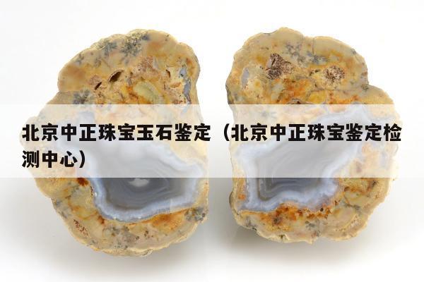 北京中正珠宝玉石鉴定（北京中正珠宝鉴定检测中心）