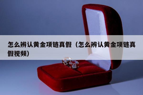 怎么辨认黄金项链真假（怎么辨认黄金项链真假视频）