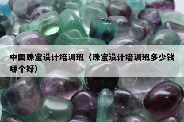 中国珠宝设计培训班（珠宝设计培训班多少钱哪个好）