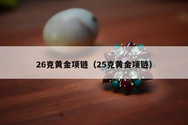 6克黄金项链（25克黄金项链）"