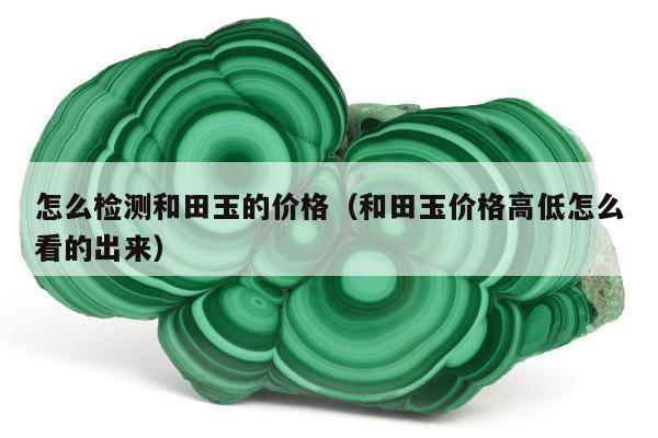 怎么检测和田玉的价格（和田玉价格高低怎么看的出来）