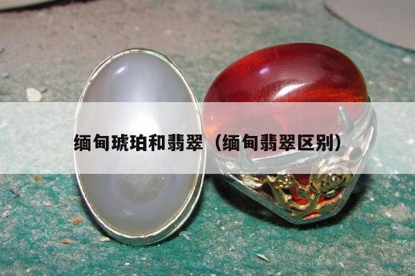 缅甸琥珀和翡翠（缅甸翡翠区别）