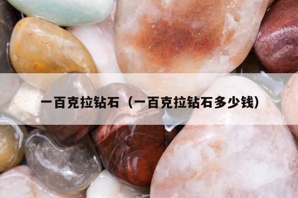 一百克拉钻石（一百克拉钻石多少钱）