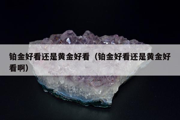 铂金好看还是黄金好看（铂金好看还是黄金好看啊）