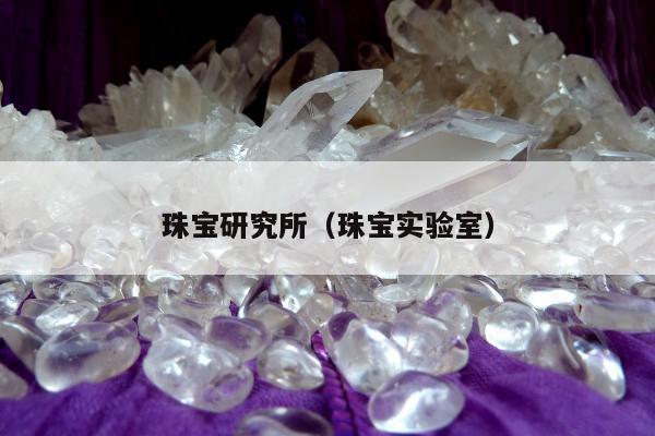 珠宝研究所（珠宝实验室）