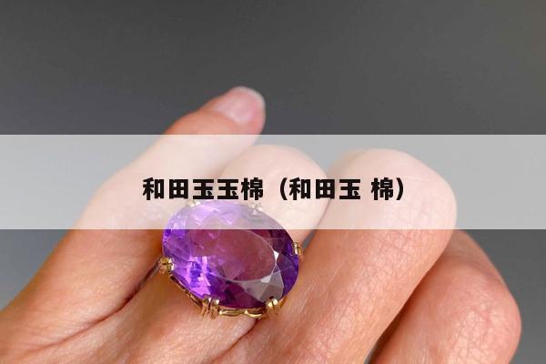 和田玉玉棉（和田玉 棉）