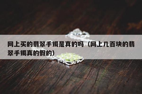 网上买的翡翠手镯是真的吗（网上几百块的翡翠手镯真的假的）