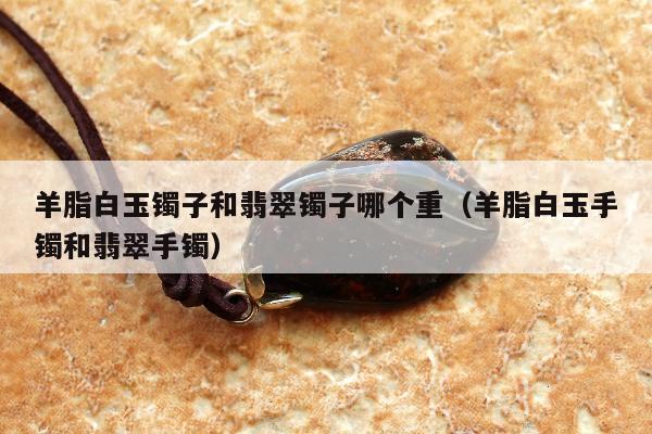 羊脂白玉镯子和翡翠镯子哪个重（羊脂白玉手镯和翡翠手镯）