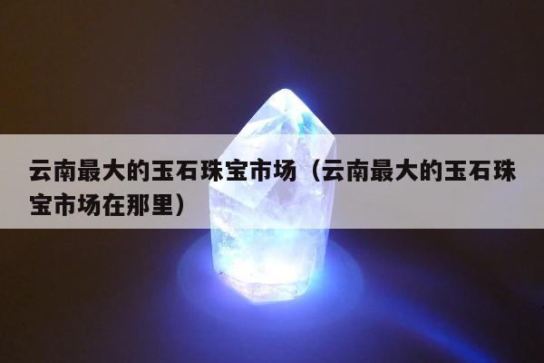 云南最大的玉石珠宝市场（云南最大的玉石珠宝市场在那里）