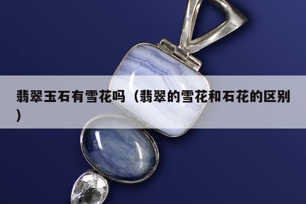 翡翠玉石有雪花吗（翡翠的雪花和石花的区别）