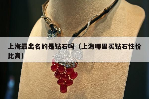 上海最出名的是钻石吗（上海哪里买钻石性价比高）