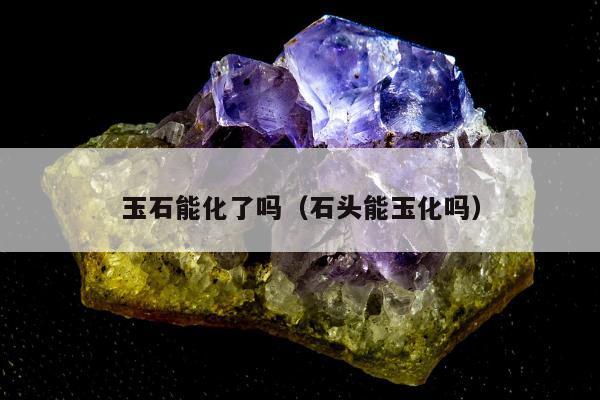 玉石能化了吗（石头能玉化吗）