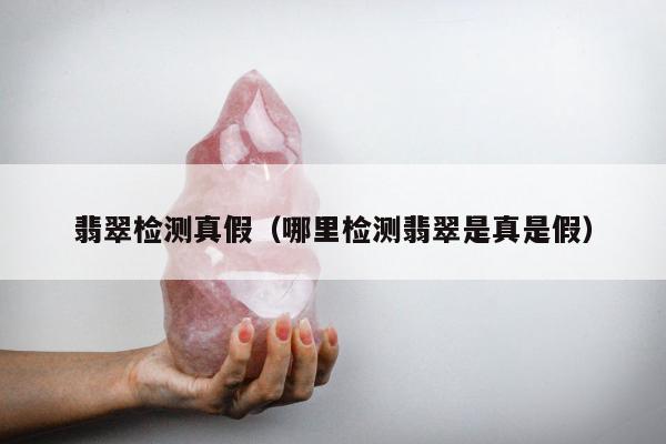 翡翠检测真假（哪里检测翡翠是真是假）