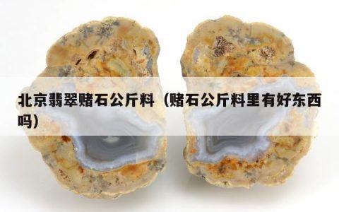 北京翡翠赌石公斤料（赌石公斤料里有好东西吗）