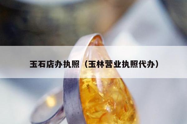 玉石店办执照（玉林营业执照代办）