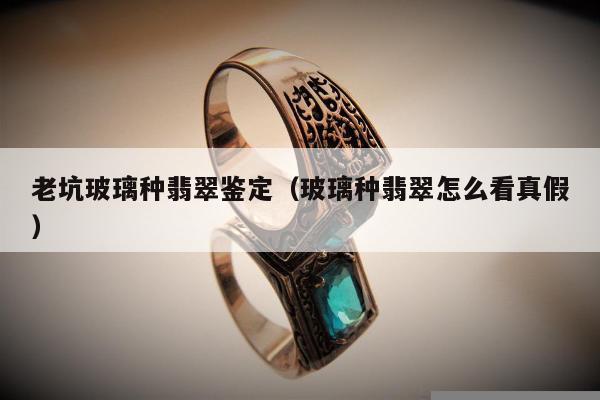 老坑玻璃种翡翠鉴定（玻璃种翡翠怎么看真假）