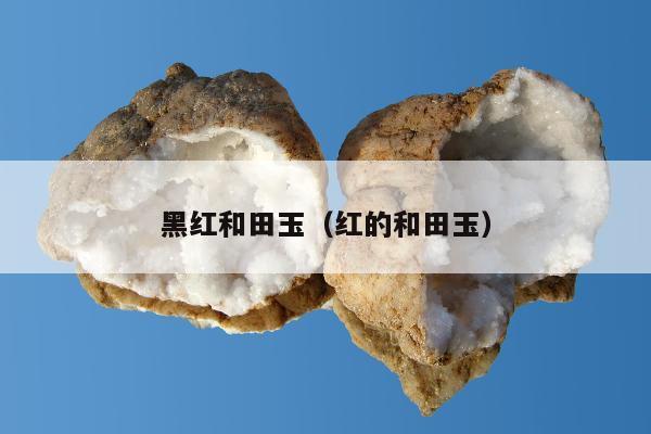 黑红和田玉（红的和田玉）
