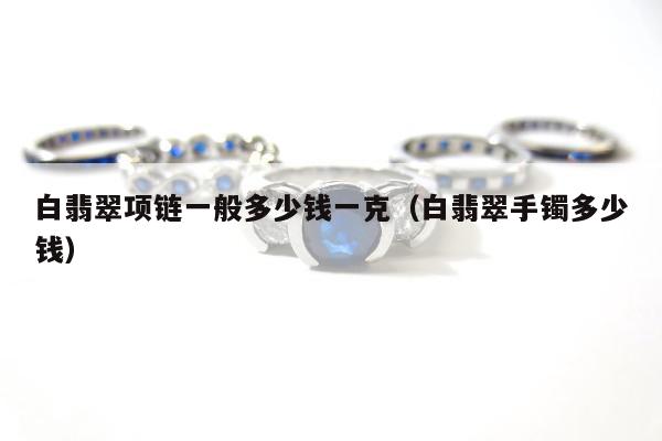 白翡翠项链一般多少钱一克（白翡翠手镯多少钱）