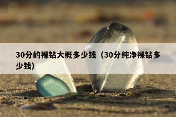0分的裸钻大概多少钱（30分纯净裸钻多少钱）"