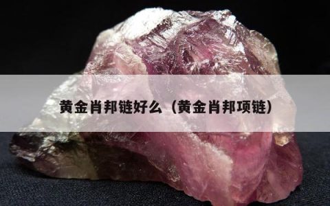 黄金肖邦链好么（黄金肖邦项链）