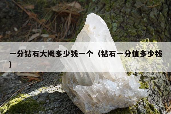 一分钻石大概多少钱一个（钻石一分值多少钱）