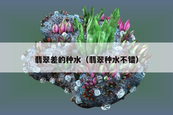 翡翠差的种水（翡翠种水不错）